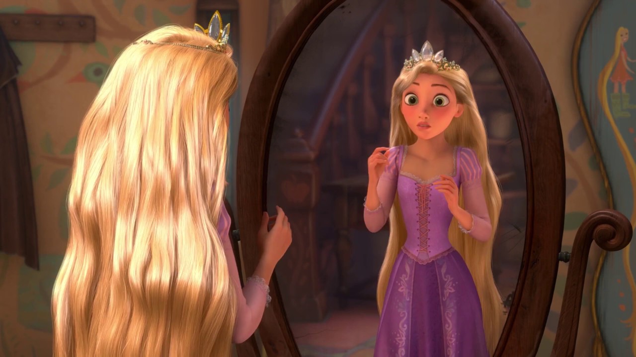 Tangled(HD-1080) -  Rapunzel asks Gothel once again to leave tower but Gothel becomes angry 