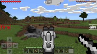 Minecraft PE desno guns mod showcase screenshot 5