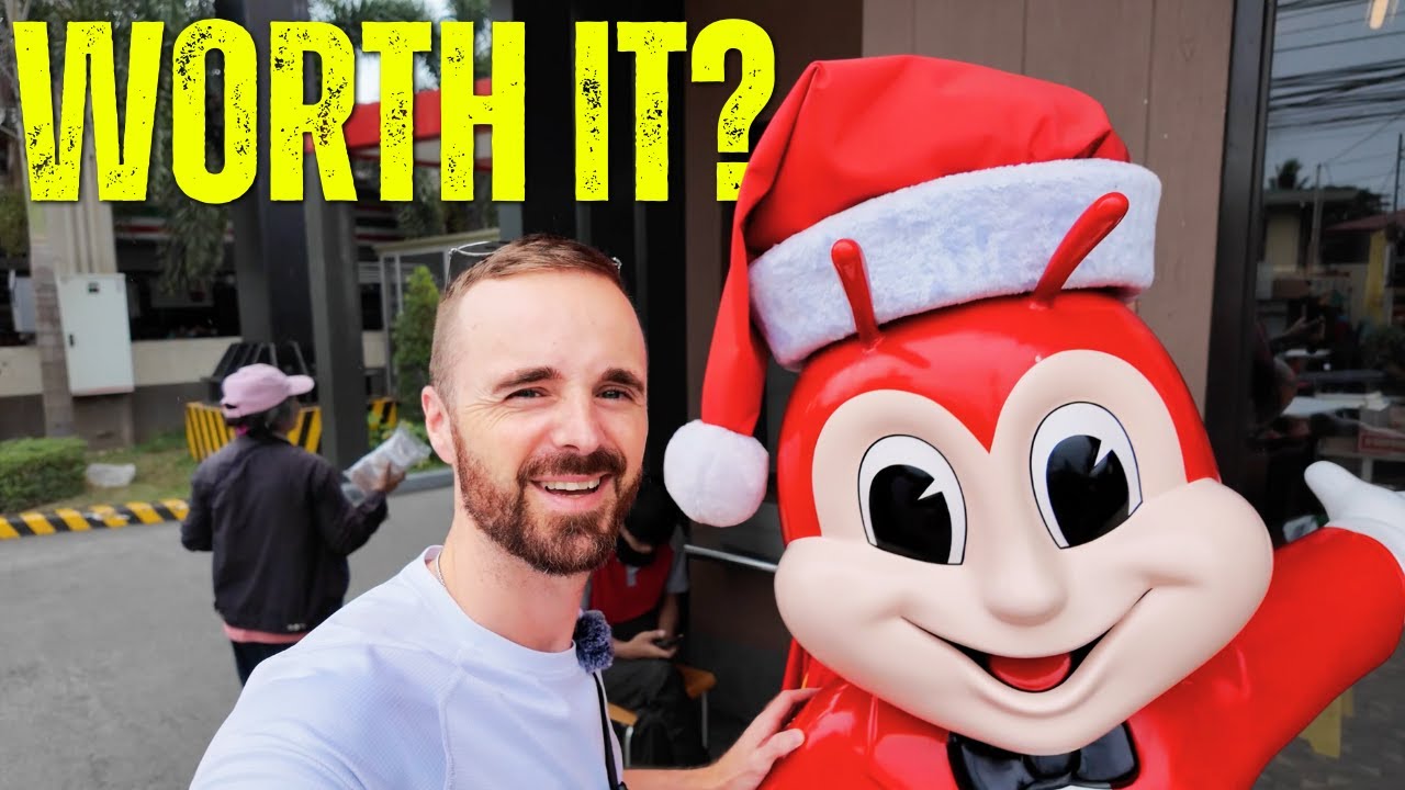 Trying Jollibee for the FIRST TIME in the Philippines 🇵🇭