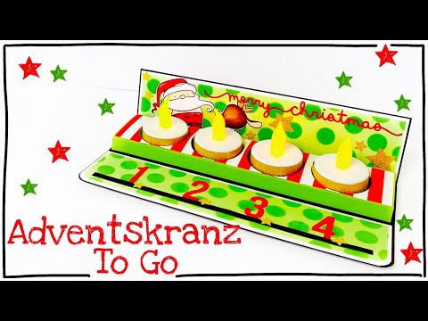 Adventskranz To Go [ tutorial | deutsch]