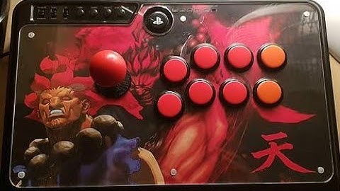 Ps4 venom arcade stick sanwa buttons upgrade