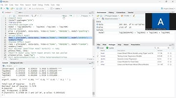 Yuk Belajar Panel Statis Menggunakan RStudio