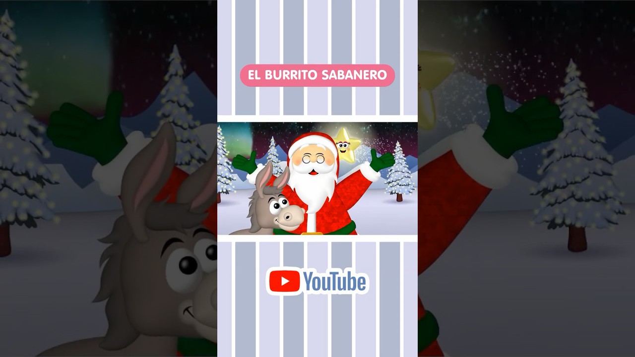 ✨🎄🫏 El Burrito Sabanero 🎶👧🧒 Los Mellis ft. Santa Claus 🎁⭐🎅