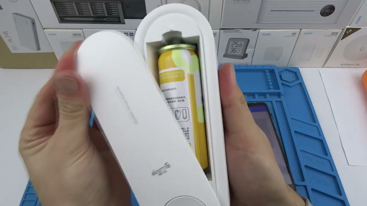 Видеоинструкция - Умный освежитель воздуха Deerma DEM-PX830 ZigBee