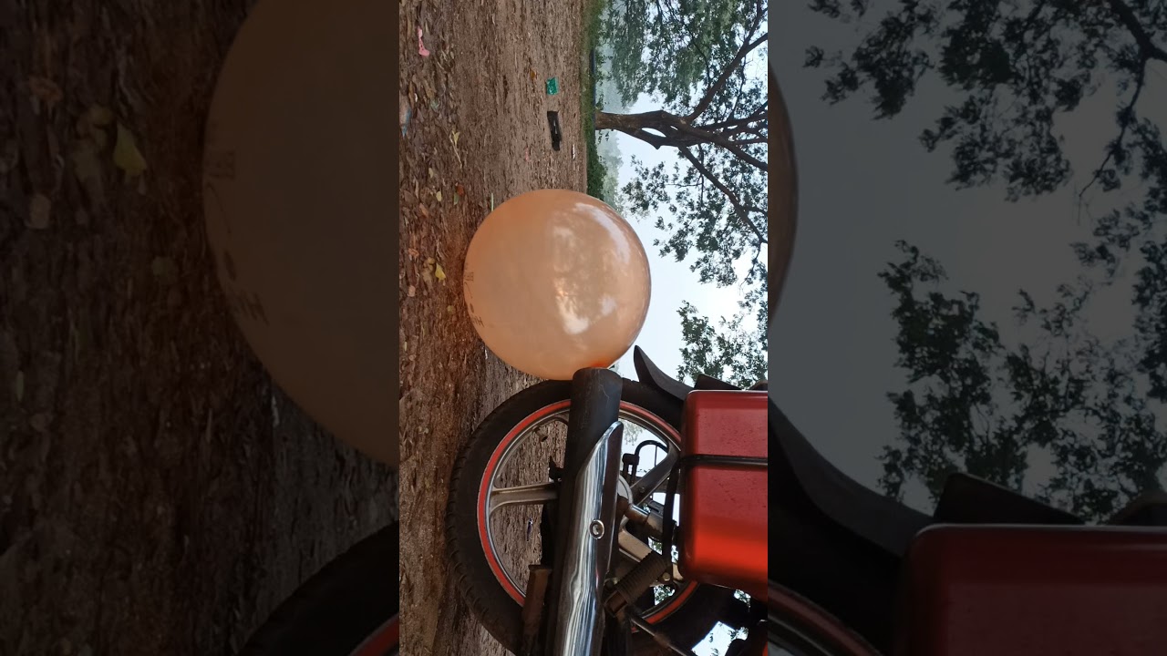 Monster Balloon 🎈 V/S Bike Amazing video😳😯