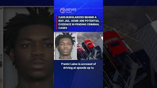 Cars burglarized behind a BSO jail. Some are potential evidence in pending criminal cases
