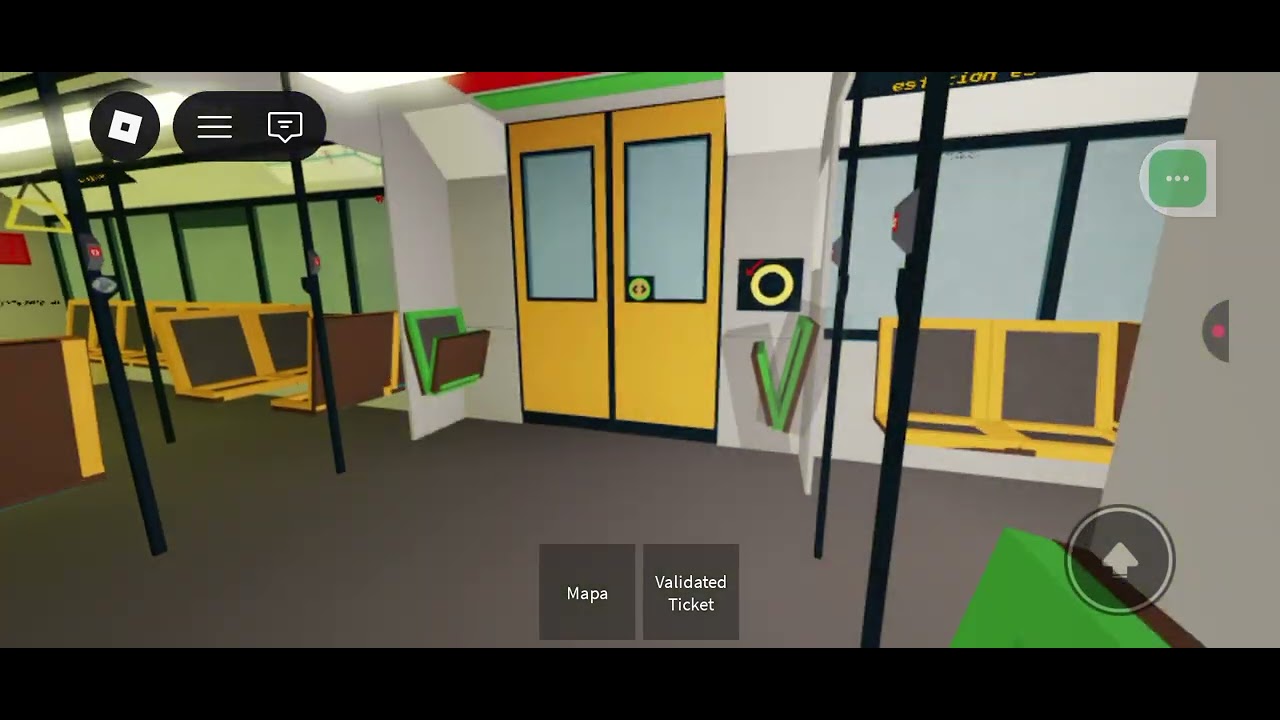 Automatic Subway M1 Robloxian Estación Plaza Venezuela Asia Los Jardines 