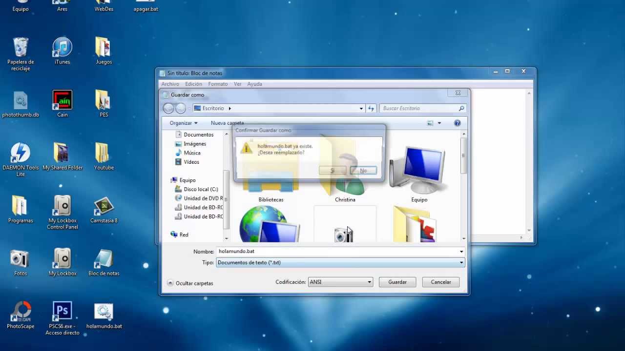 Apagar La PC Con Batch Shutdown Tutorial - YouTube