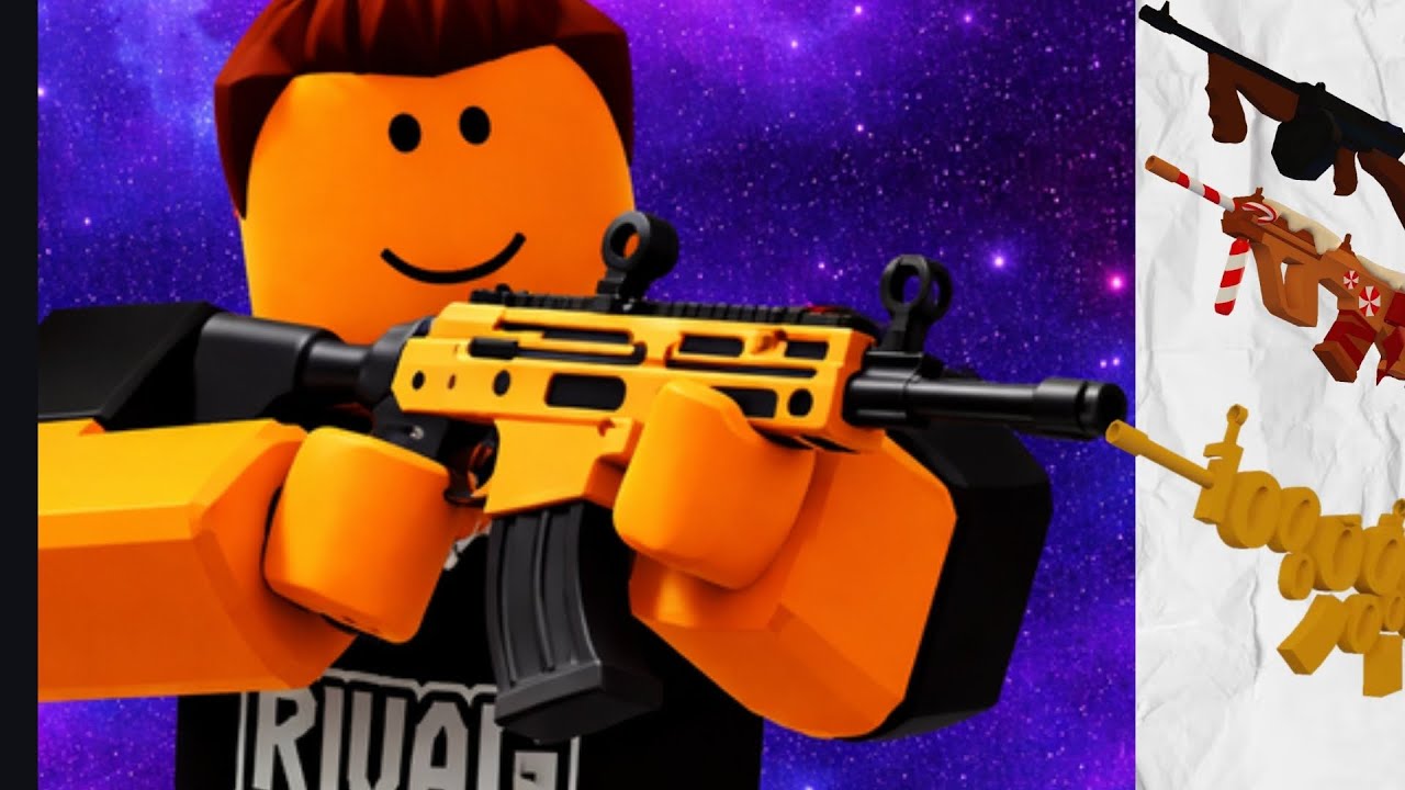 ¡RIVALS PERO CON CADA SKIN DEL RIFLE DE ASALTO! - YouTube