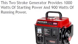PowerPro 56101 2-Stroke Generator, 1000-watt