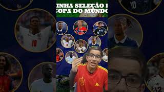 MINHA SELEÇÃO IDEAL DA COPA DO MUNDO 2026! #copadomundo#seleção#copadomundo2026#futebol