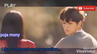 Kaise tumhe || Love story between A Angel & Human || Beautiful song Korean mix