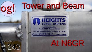Heights Tower and SteppIR DB-18 Beam at N6GR (#243)