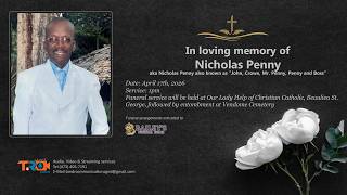 Celebrating the life of Nicholas Penny also known as “John, Crowe, Mr. Penny, Penny and Boss”