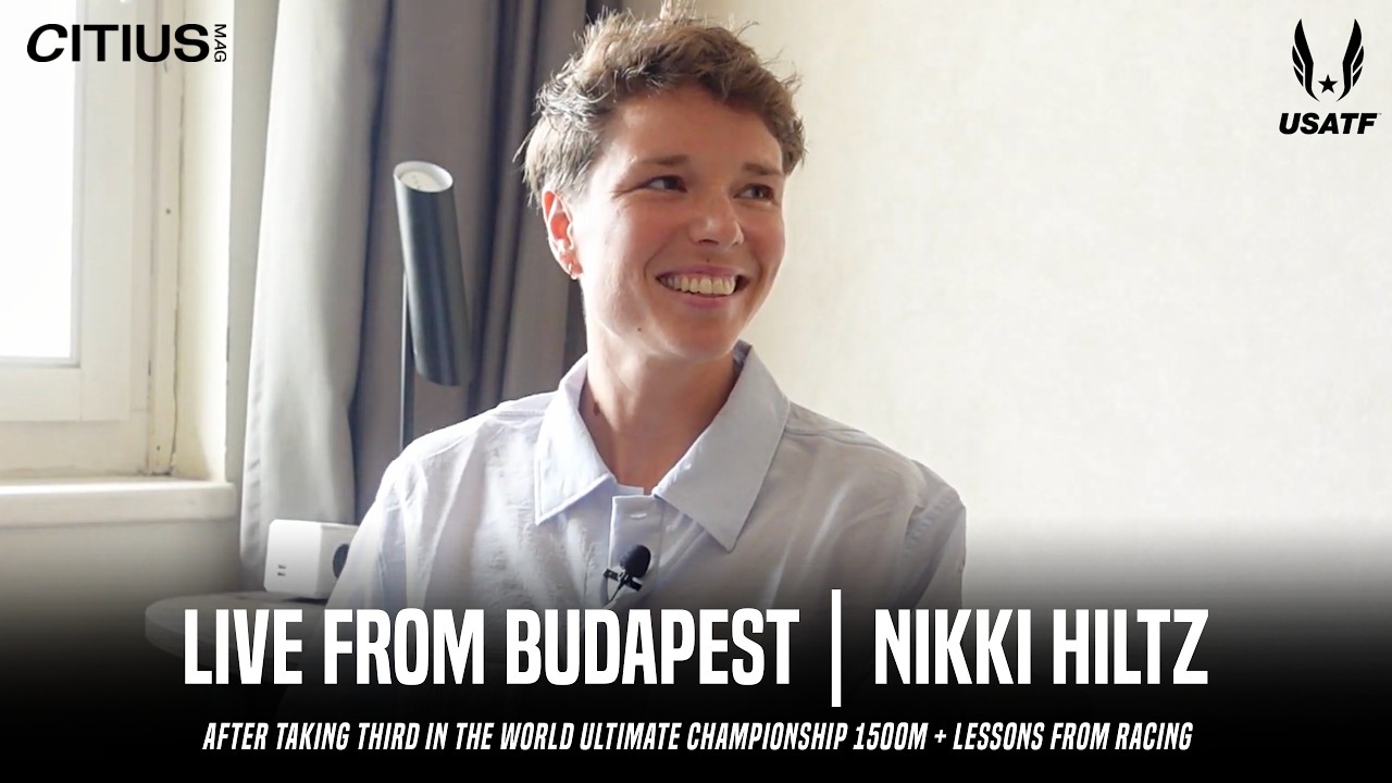 Nikki Hiltz After 3rd In World Ultimate Championship 1500m + Racing Lessons | Live From Budapest