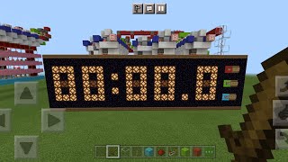 [tutorial] Compact & Accurate Stopwatch in MCPE (1/10th sec)