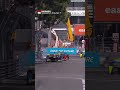 TERRIFYING airborne crash in Monaco 😱 | #FormulaE #Shorts