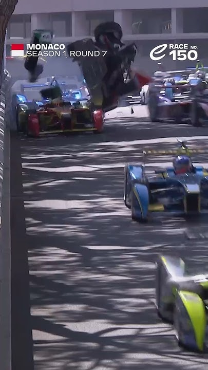 A TERRIFYING airborne crash in monaco 😱