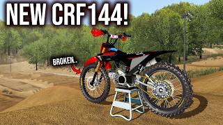 THE NEW CRF144 DIRTBIKE IS INSANE IN MXBIKES!?