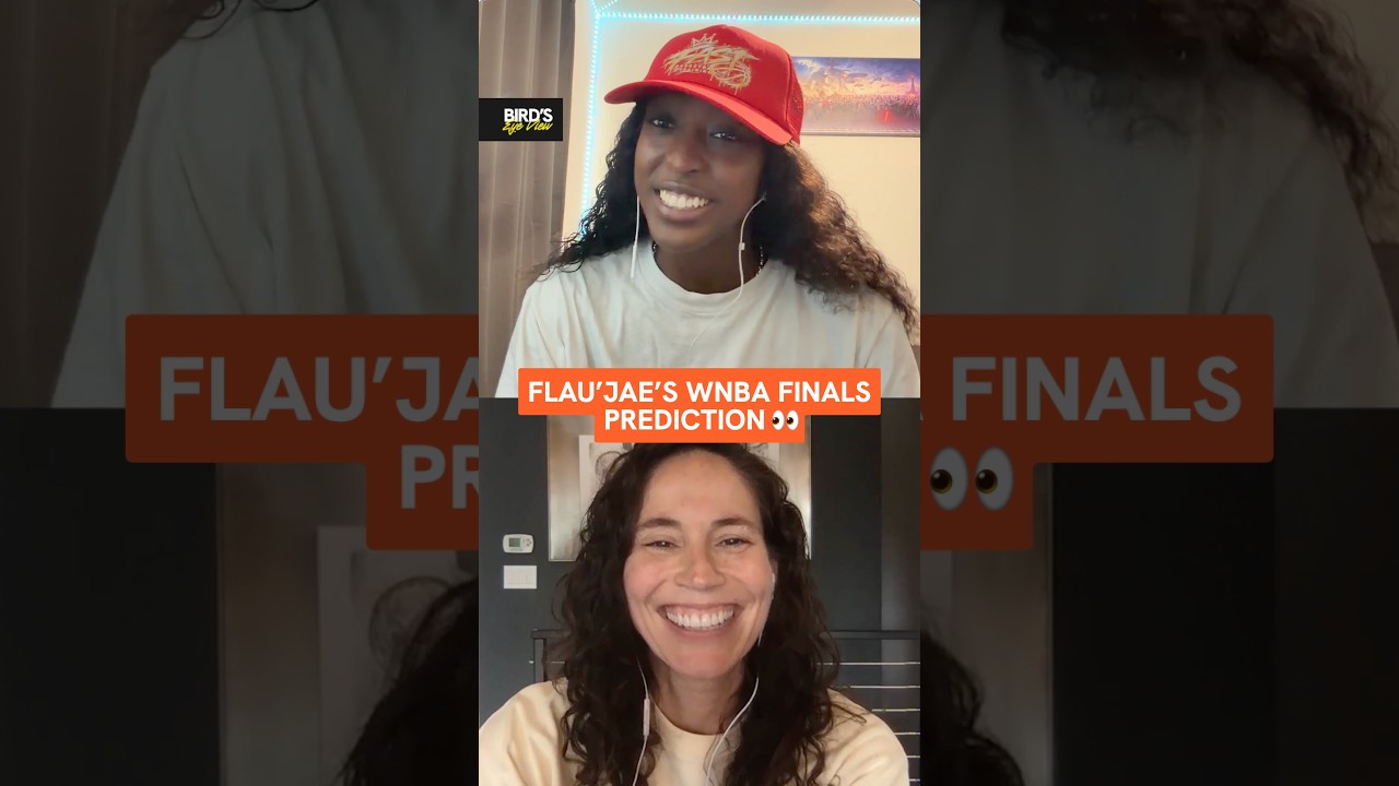 ⁣Flau'jae gives her WNBA champion prediction 👀 Who do you have winning it all?!