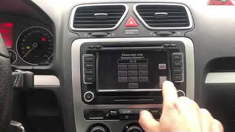 ENTER UNLOCK CODE RADIO VW RNS 510