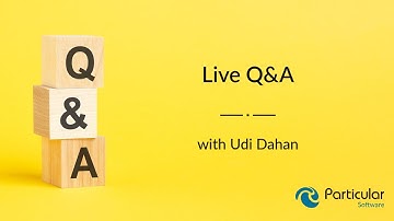 Webinar: Live Q&A | Udi Dahan