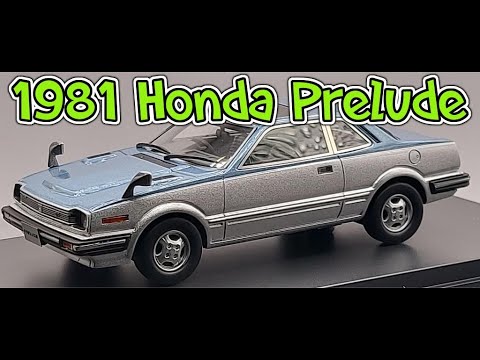 402-644 Hi-Story 1/43 本田 ホンダ Prelude XXR 1981 Honda Prelude XXR resin by Hi Story - YouTube