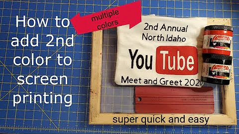 How To Screen Print Multiple Colors With Cricut.