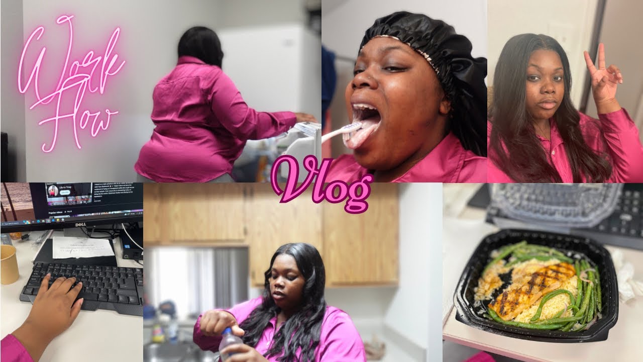 COME TO WORK WITH ME☆ SALMON FOR LUNCH ☆ horrible headache 🤕 YouTube