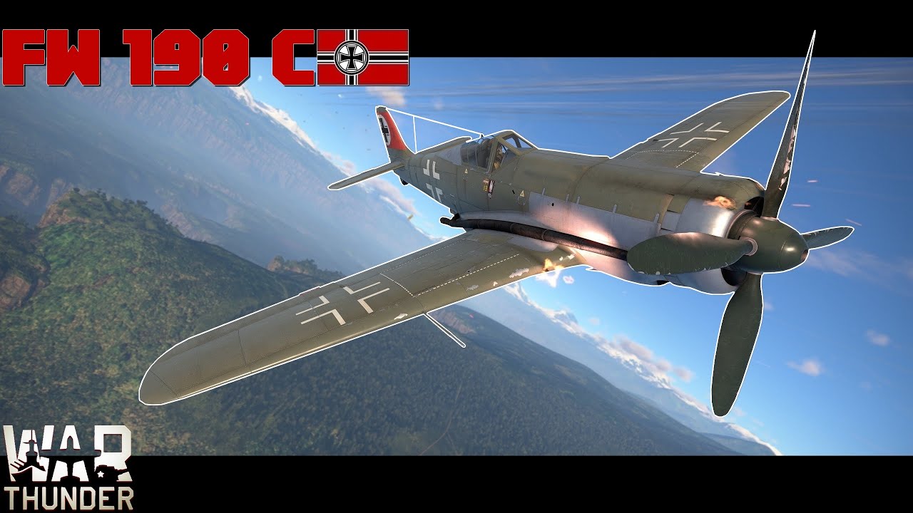 Turbolader im Einsatz | Fw 190 C | War Thunder |