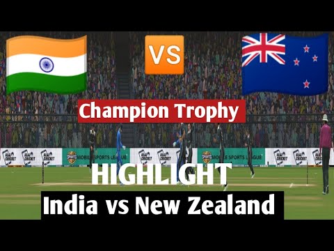 India vs New Zealand 🔥 champion Trophy Highlight 🏆 IND vs NZ 2025 ...