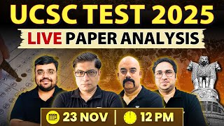 Unacademy UCSC 2025 Test Paper Detailed Analysis & Answer Key | UPSC Unstoppables