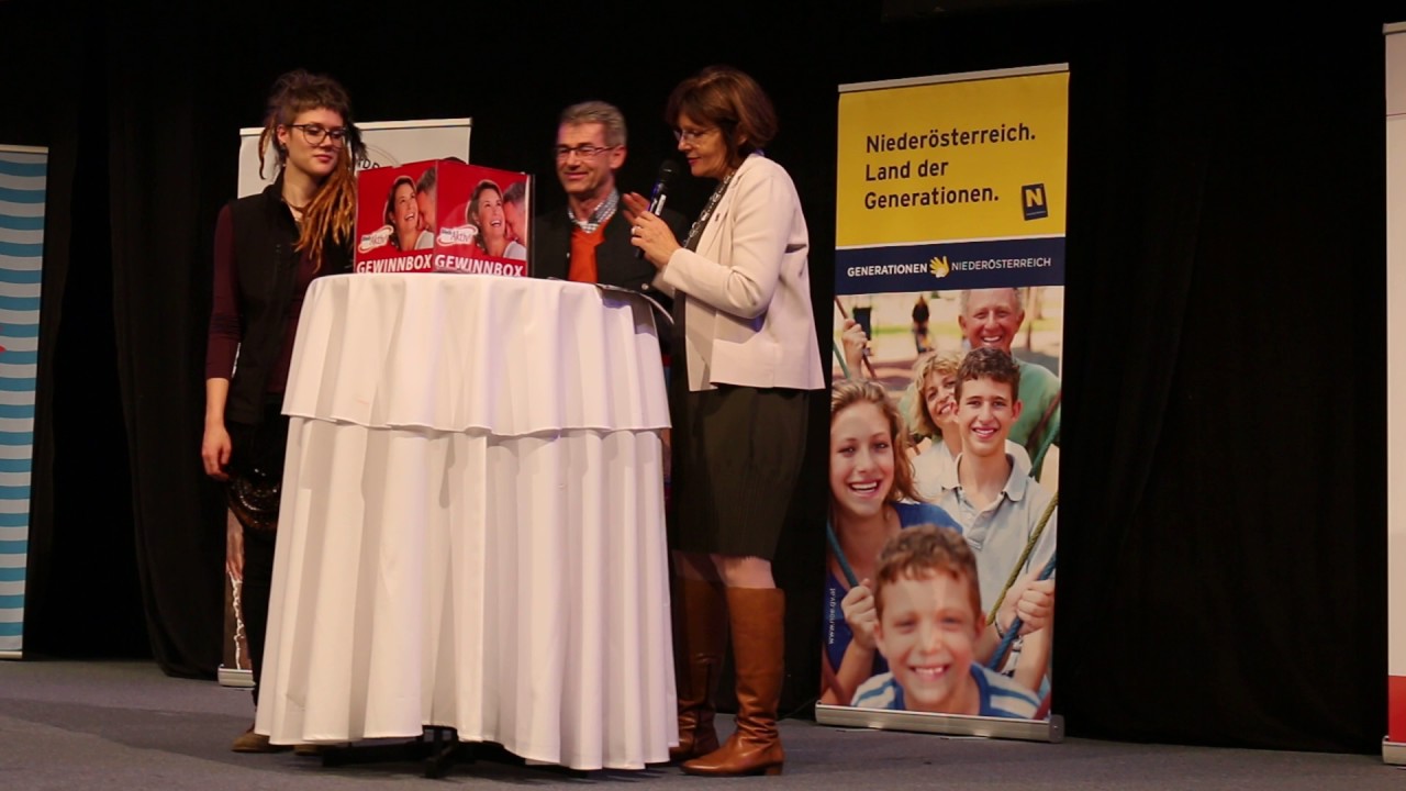 Seniorenmesse - die Auslosung des Hauptpreises in St.Pölten /Februar 2017/ - YouTube