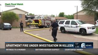 Apartment fire under investigation in Killeen