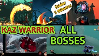 Kaz Warrior 2: Warzone and RPG | All BOSSES Fight Compilation Under 5 Minutes | THUNDERR GAMANIA | screenshot 4