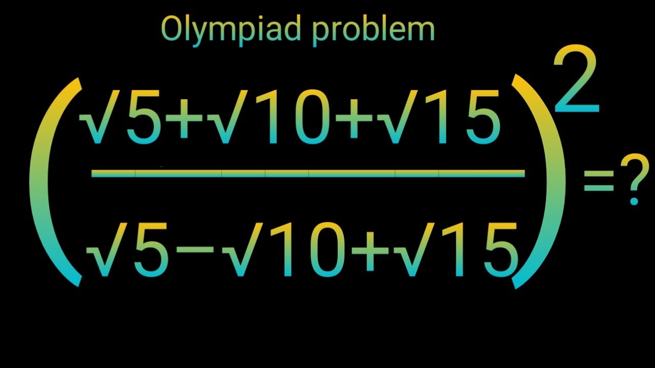 How can you solve algebra maths simplification||Square root problem ...