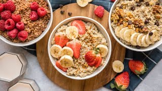 How To Make Instant Pot Oatmeal (+ 3 Flavor Ideas!)