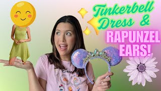 Her Universe Tinkerbell Dress & Etsy Rapunzel Ears Unboxing & Try-On
