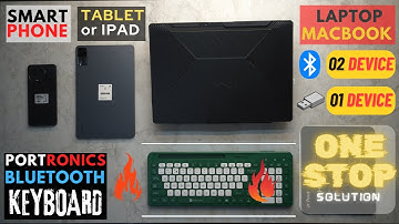 Portronics Bubble Square Bluetooth Keyboard Review | Best Budget Wireless Bluetooth Keyboard