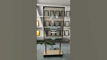 55-inch AI Touch Transparent OLED Totem RK-O55-LTP6-AI from CEOLED Display with touch interactive