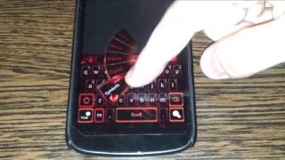 GO Keyboard Red Flame Theme - Studio4Apps