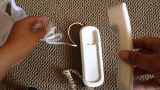 Unboxing My Walmart Vtech Cd1103 Wh Trimstyle Telephone, White 5.98
