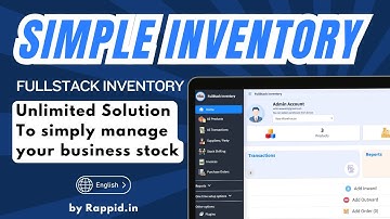 Simple Inventory Management Software for Your Business | Unlimited & Best Stock Management | Rappid
