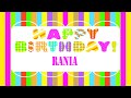 Rania   Wishes & Mensajes - Happy Birthday