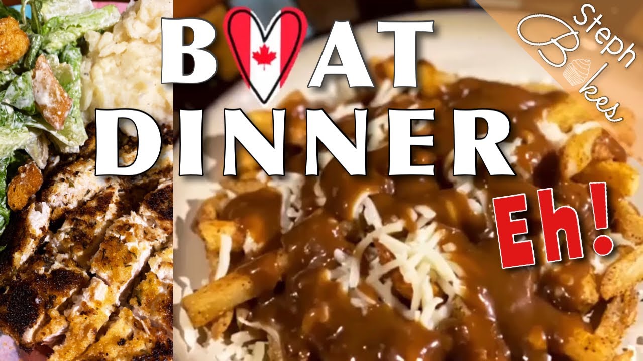 Midweek Vid 3: Efficient Cooking on a Sailboat: Chicken & POUTINE, QUICK EASY minimal mess, 1 burner