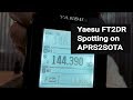 How to SPOT Using the Yaesu FT2DR on APRS2SOTA 2019