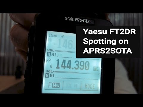 How to SPOT Using the Yaesu FT2DR on APRS2SOTA 2019