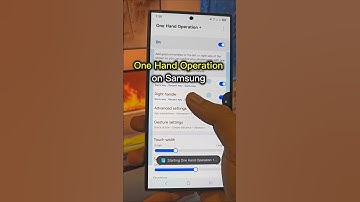 How to Enable One Hand Operation on Samsung Phone. 🤳 #s24 #s24ultra #samsunggalaxy #foryou #fyp