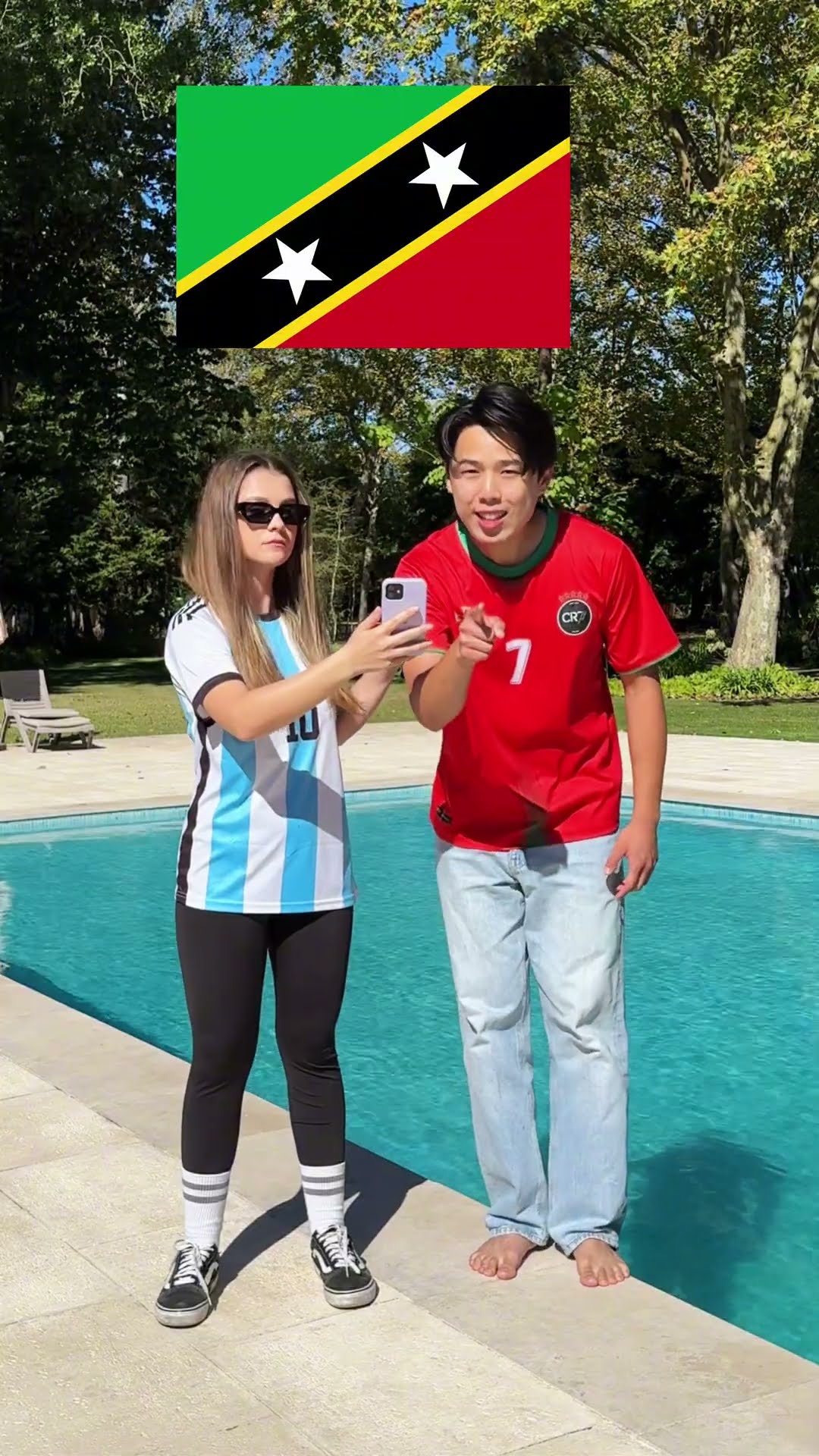 GUESS THE COUNTRY OR SWIM! feat @PANDAGIRLOFFICIAL #shorts
