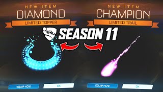 EVERY NEW SEASON 11 RANKED REWARD ITEM On Rocket League!